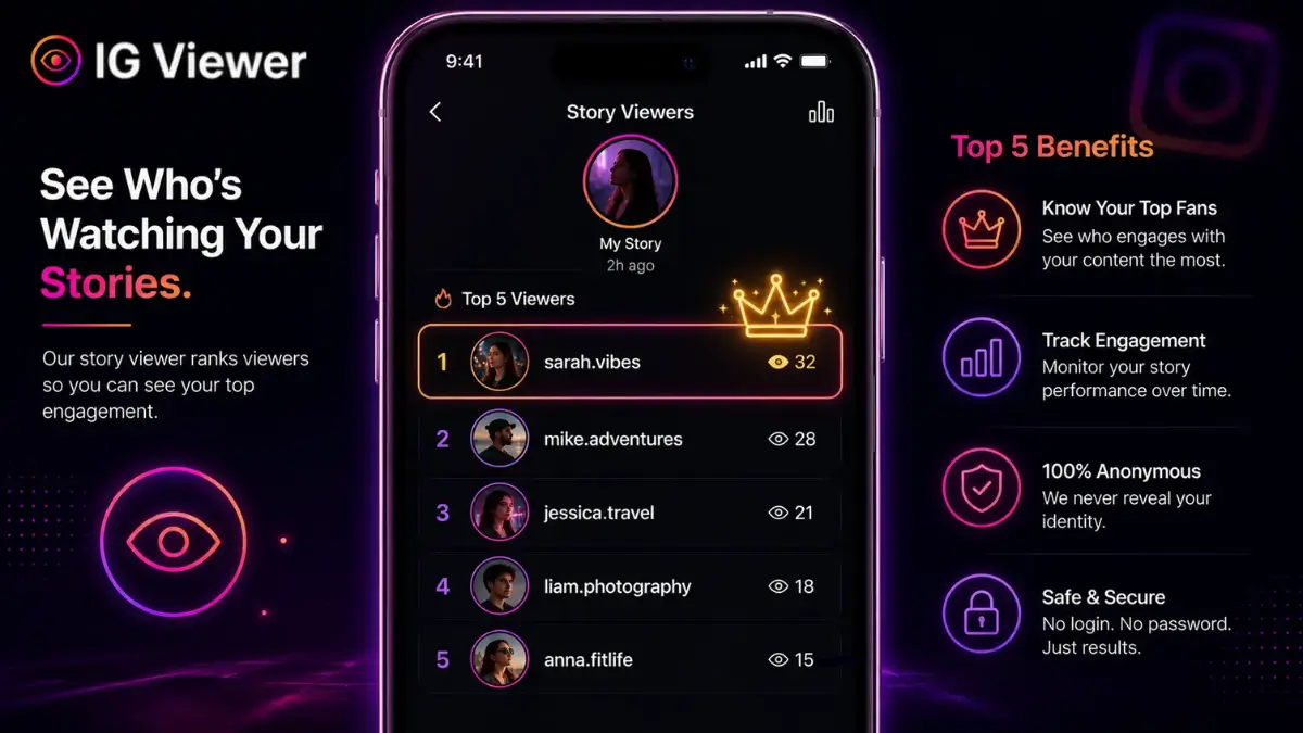 A top-5 list of profile avatars on a smartphone screen, with a glowing crown over the number one spot
